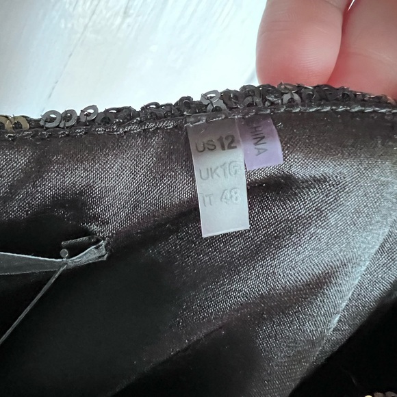 NWT Tahari sequin leopard print mini skirt - Picture 4 of 5